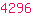 4296